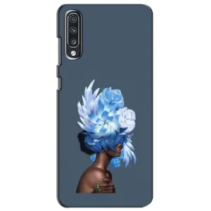Чехлы (ART) Цветы на Samsung Galaxy A70 2019 (A705F) (VPrint) (Цветы на голове)