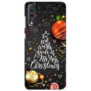 Рождественские Чехлы для Samsung Galaxy A70 2019 (A705F) (VPrint) (Елочка)