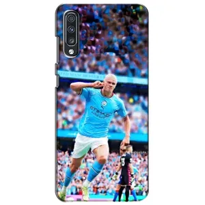 Чехлы с футболистом Ерлинг Холанд для Samsung Galaxy A70 2019 (A705F) (AlphaPrint) (фанаты Холанда)