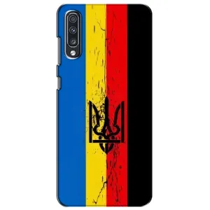 Украинские Чехлы для Samsung Galaxy A70 2019 (A705F) с картинкой УПА (AlphaPrint) (Флаг УПА)