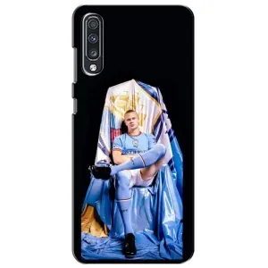 Чехлы с футболистом Ерлинг Холанд для Samsung Galaxy A70 2019 (A705F) (AlphaPrint) (футболист Холанн)