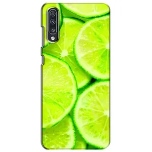 Чехлы с Фруктами для Samsung Galaxy A70 2019 (A705F) (VPrint) (Лайм)
