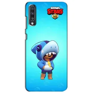 Чехол для Samsung Galaxy A70 2019 (A705F) Бравл Старс (VPrint) (Леон акула)