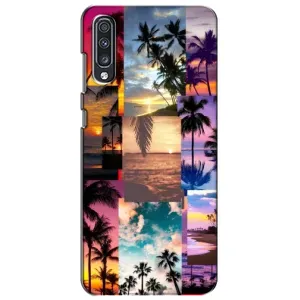 Силиконовый чехол с КАРТИНКАМИ лето для Samsung Galaxy A70 2019 (A705F) (AlphaPrint) (Летний отпуск)