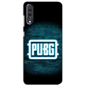Чехол PUBG для Самсунг А70 (2019) (AlphaPrint) (Лого PUBG)