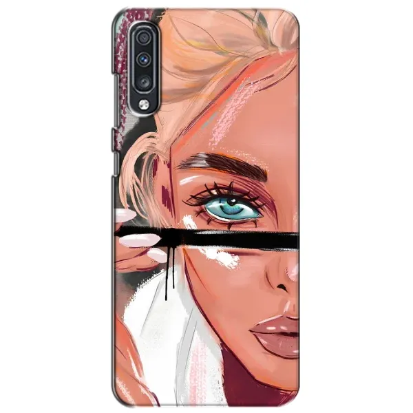 Чехол с принтом «Макияж» для Samsung Galaxy A70 2019 (A705F)