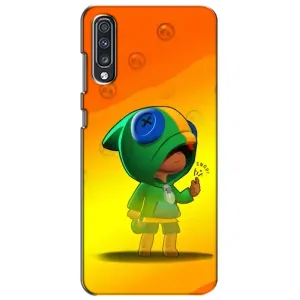 Чехол для Samsung Galaxy A70 2019 (A705F) Бравл Старс (VPrint) (Мальчик Леон)