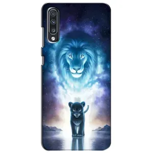 Чехол со Львом для Samsung Galaxy A70 2019 (A705F) (VPrint) (Маленький лев)