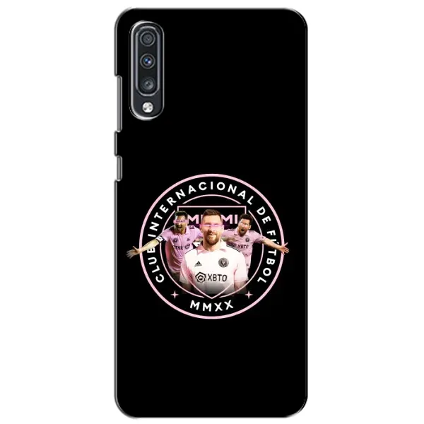 Чехол с принтом «Месси в лого» для Samsung Galaxy A70 2019 (A705F) Чехол с принтом «Месси в лого» для Samsung Galaxy A70 2019 (A705F)