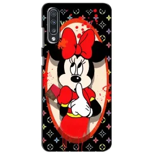 Чехол Disney Mouse Samsung Galaxy A70 2019 (A705F) (PREMIUMPrint) (Минни Маус ЛВ)