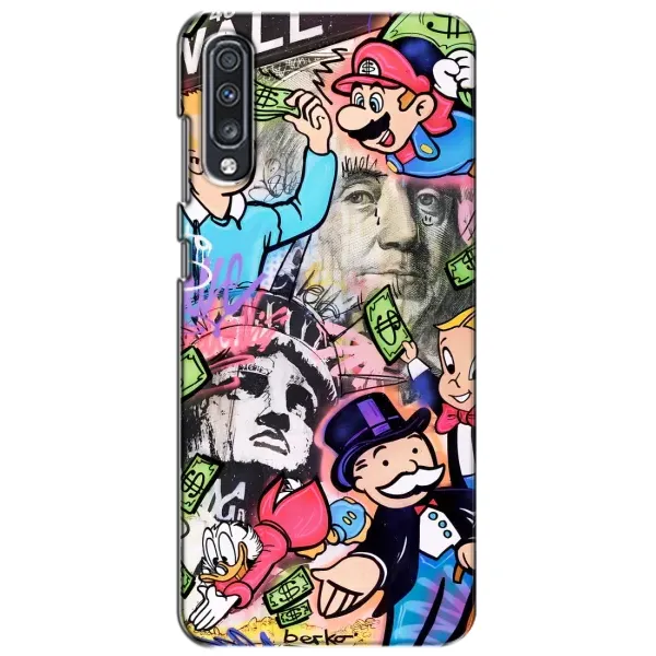 Чехол с принтом «Monopoly man» для Samsung Galaxy A70 2019 (A705F)