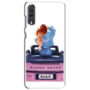 Чехол с печатью для Samsung Galaxy A70 2019 (A705F) - (Мода) (AlphaPrint) (На машине)