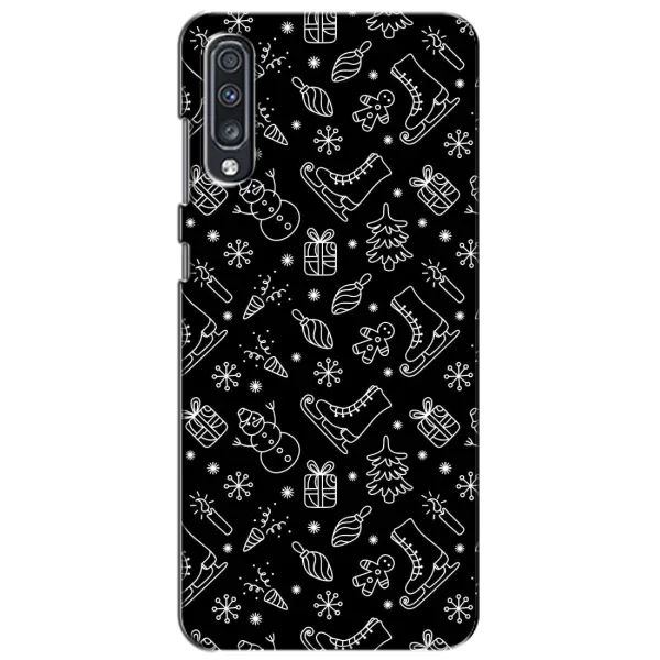 Чехол с принтом «Новогодний фон» для Samsung Galaxy A70 2019 (A705F) Чехол с принтом «Новогодний фон» для Samsung Galaxy A70 2019 (A705F)