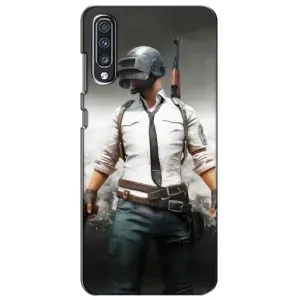Чехол PUBG для Самсунг А70 (2019) (AlphaPrint) (Пабг мен)