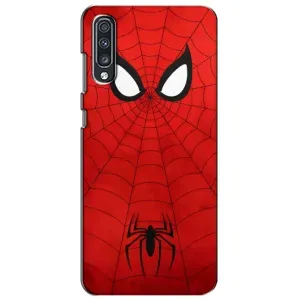 Чехол с человеком пауком для Samsung Galaxy A70 2019 (A705F) - (AlphaPrint) (Паук (Марвел))