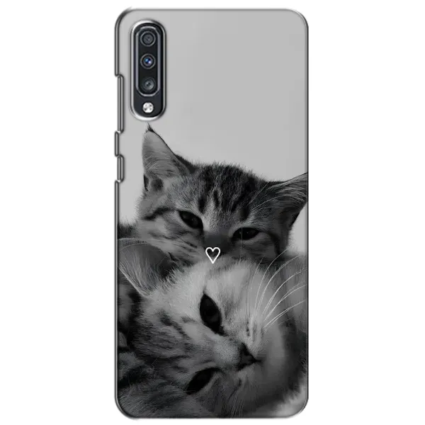 Чохол з принтом «Пара котів» для Samsung Galaxy A70 2019 (A705F)