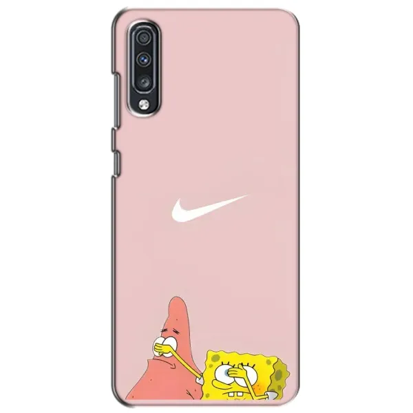 Чехол с принтом «Патрик и Губка» для Samsung Galaxy A70 2019 (A705F)