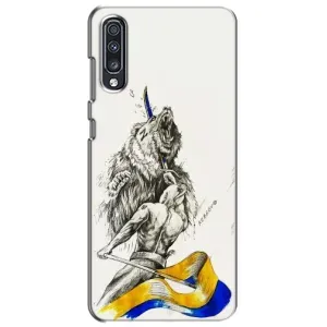 Чехлы Доброго вечора, ми за України для Самсунг А70 (2019) (AlphaPrint) (Победа)