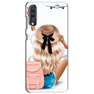 Чехол с печатью для Samsung Galaxy A70 2019 (A705F) - (Мода) (AlphaPrint) (Путешествие)
