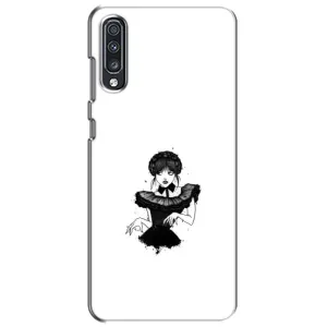Чехлы Венсдей на Samsung Galaxy A70 2019 (A705F) Уэнсдей (AlphaPrint) (танец Уэнздей)