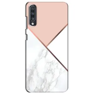 Мраморный чехол на Samsung Galaxy A70 2019 (A705F) (VPrint) (Тройной мрамор)