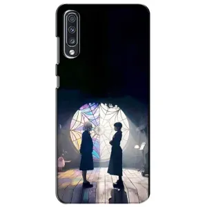 Чехлы Венсдей на Samsung Galaxy A70 2019 (A705F) Уэнсдей (AlphaPrint) (Уэнздей и Инид)