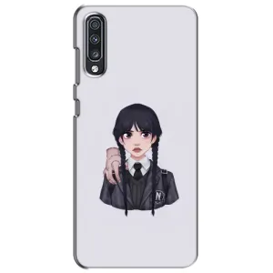 Чехлы Венсдей на Samsung Galaxy A70 2019 (A705F) Уэнсдей (AlphaPrint) (Уэнздей и Вещь)