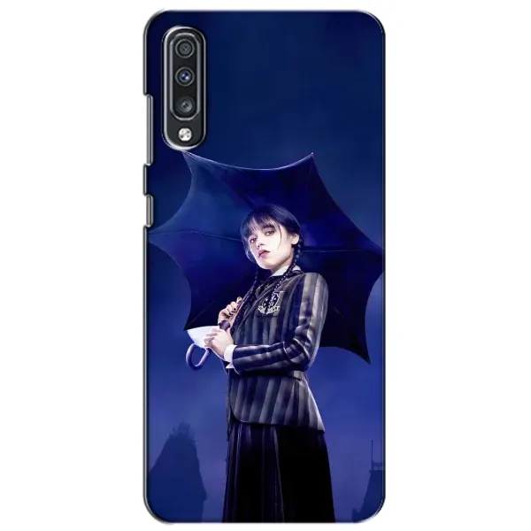 Чехол с принтом «Уэнздей с зонтом» для Samsung Galaxy A70 2019 (A705F) Чехол с принтом «Уэнздей с зонтом» для Samsung Galaxy A70 2019 (A705F)