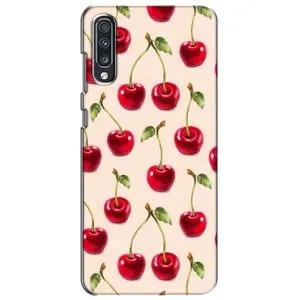 Чехлы с Фруктами для Samsung Galaxy A70 2019 (A705F) (VPrint) (Вишня)
