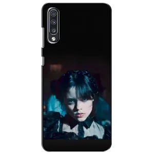 Чехлы Венсдей на Samsung Galaxy A70 2019 (A705F) Уэнсдей (AlphaPrint) (взгляд Уэнздей)
