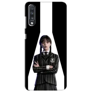 Чехлы Венсдей на Samsung Galaxy A70 2019 (A705F) Уэнсдей (AlphaPrint) (W-Wednesday)