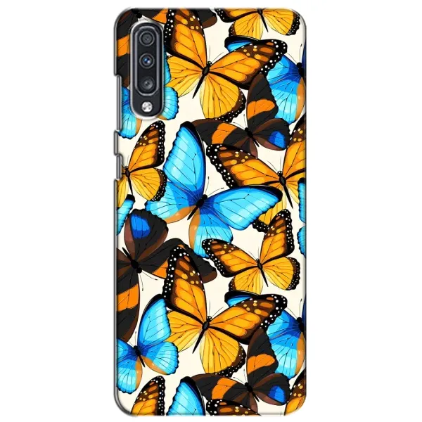 Чохол з принтом «Яскраві метелики» для Samsung Galaxy A70 2019 (A705F)