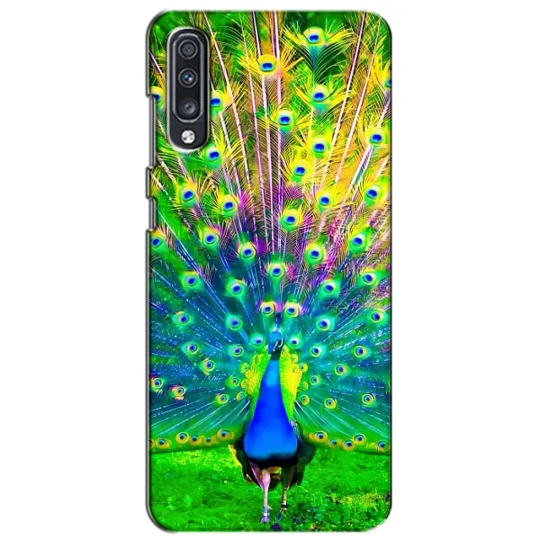 Чохол з принтом «Яскравий Павлин» для Samsung Galaxy A70 2019 (A705F)