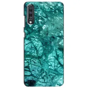 Мраморный чехол на Samsung Galaxy A70 2019 (A705F) (VPrint) (Зеленый мрамор)