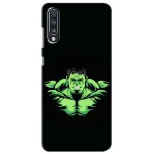 Чехлы с героями Марвел Samsung Galaxy A70 2019 (A705F) (VPrint) (Зелёный Халк)