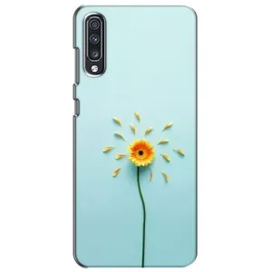 Чехлы с Цветами для Samsung Galaxy A70 2019 (A705F) (VPrint) (Желтый цветок)
