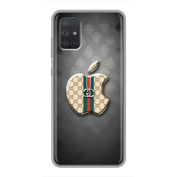 Чохол з принтом «Apple gucci» для Samsung Galaxy A71 (A715)