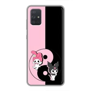 Чехол с кроликом Куроми на Samsung Galaxy A71 (A715) (Куроми Инь Янь)