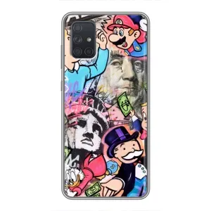 Чохли з крутими принтами для Samsung Galaxy A71 (A715) - (PREMIUMPrint) (Monopoly man)