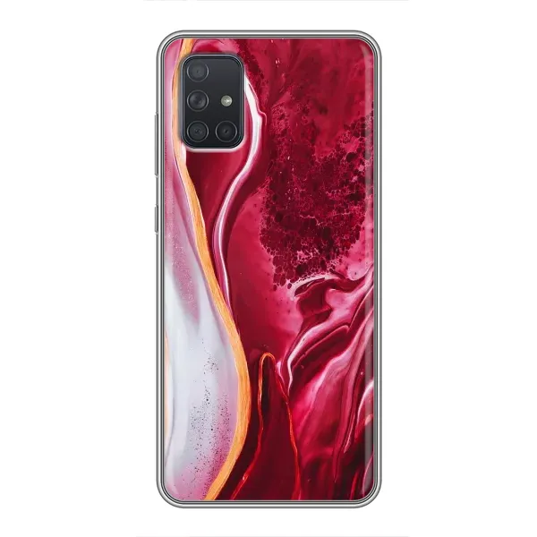 Чехол с принтом «Мрамор красный» для Samsung Galaxy A71 (A715) Чехол с принтом «Мрамор красный» для Samsung Galaxy A71 (A715)