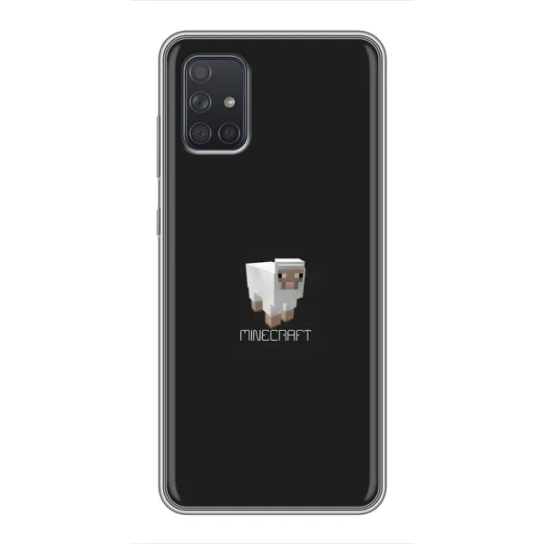 Чехол с принтом «Овечка Майнкрафт» для Samsung Galaxy A71 (A715)