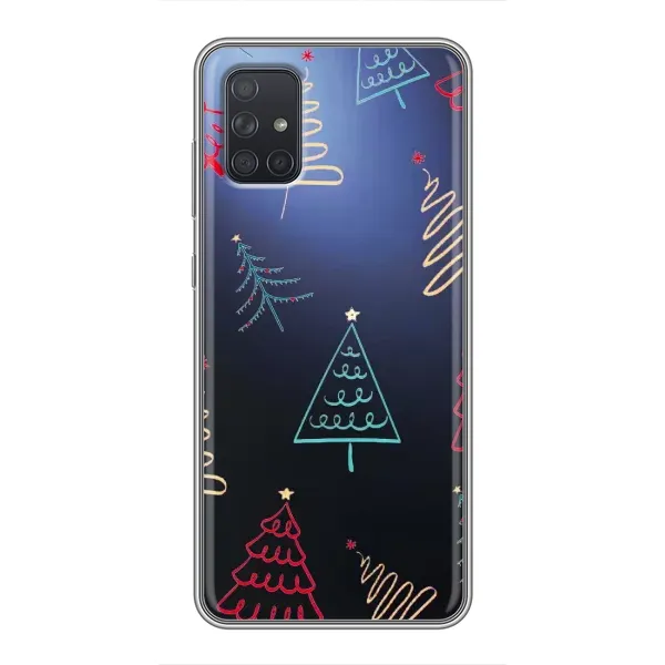 Чохол з принтом «Різдвяні ялинки» для Samsung Galaxy A71 (A715) Чохол з принтом «Різдвяні ялинки» для Samsung Galaxy A71 (A715)