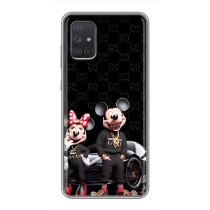 Чехол Disney Mouse Samsung Galaxy A71 (A715) (PREMIUMPrint) (Семья Маусов)