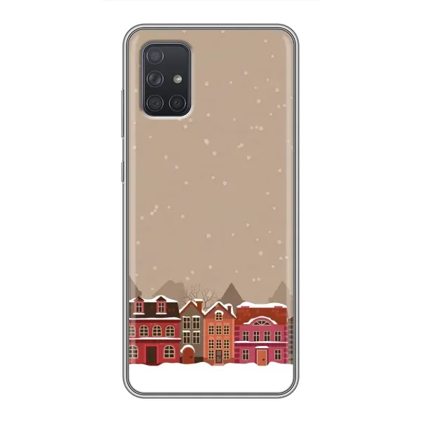 Чехол с принтом «Зимний город» для Samsung Galaxy A71 (A715)
