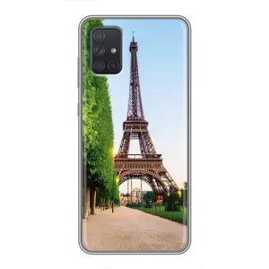 Чехол Эйфелева Башня для Samsung Galaxy A72 - (AlphaPrint) (Дорога в Париж)