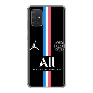 Чехлы PSG для Samsung Galaxy A72 (AlphaPrint) (футболка ПСЖ)