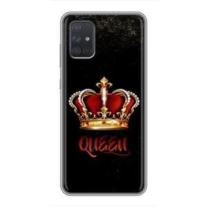 Чехол с Короной Самсунг А72 - (AlphaPrint) (Корона короля)