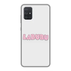 Чехол с Лабубу на Samsung Galaxy A72 (Лого Лабубу)