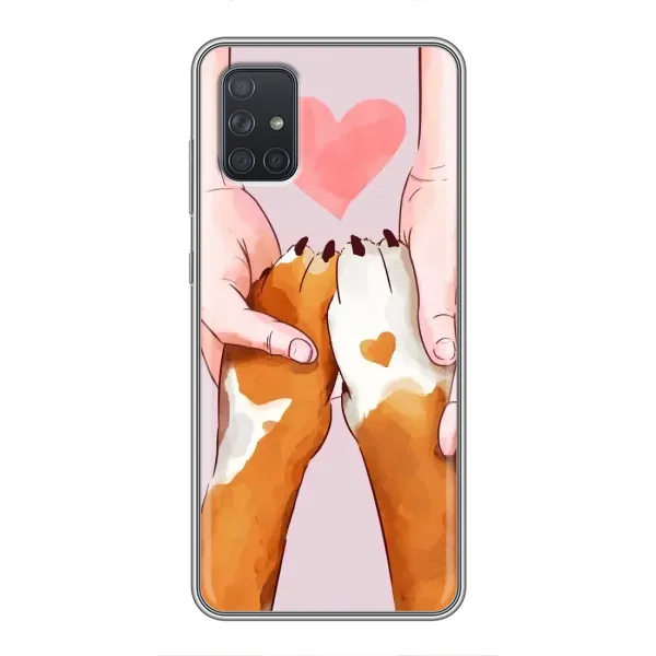 Чехол с принтом «Любовь к собакам» для Samsung Galaxy A72 Чехол с принтом «Любовь к собакам» для Samsung Galaxy A72