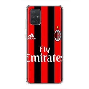 Чехлы для Samsung Galaxy A72 (VPrint) - Футбольные клубы (Milan)